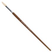 Кисть №10 BRAUBERG ART CLASSIC, щетина, круглая, длинная ручка, 200711