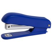 Степлер №10 STAFF «Basic», до 12 листов, с антистеплером, синий, 228738