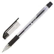 Ручка шариковая BRAUBERG «Max-oil», 0,7 мм, корпус прозрачный, с грипом, масляная , черная