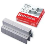 Скобы для степлера №23/17 BRAUBERG, 1000 штук, до 120 листов