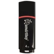 Память USB2.0 Flash 4Gb SMARTBUY Crown, черный
