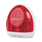 Точилка 3 отверстия BRAUBERG «Tern» с контейнером, пластиковая, овальная, цвет ассорти