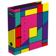 Папка-регистратор 80 мм Berlingo «Color Block», ламинированная, с рисунком