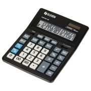 Калькулятор 16 разр. Eleven Business Line CDB1601-BK, двойное питание, 155*205*35мм, черный