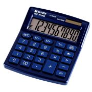 Калькулятор 10 разрядов Eleven SDC-810NR-NV, двойное питание, 127*105*21мм, темно-синий