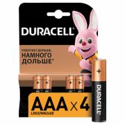 Батарейка AAA DURACELL Basic 1.5V LR03  4 шт