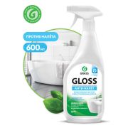 Средство для уборки сантехнических блоков 600 мл GRASS GLOSS, кислотное, спрей,Анти-налет