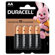 Батарейка АА DURACELL Basic 1.5V LR6  4 шт