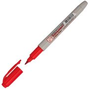 Маркер перманентный (нестираемый) Crown «Multi Marker Super Slim» красный, пулевидный, 1мм