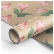 Упаковочная бумага крафт 70*100см, MESHU «Pastel flowers», 70г/м2