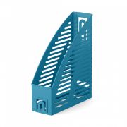 Лоток для бумаг вертикальный 1 отделение Erich Krause Base, Vivid, 85мм, бирюзовый