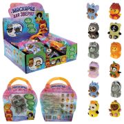 Игрушка-антистресс «Маскарад для зверят», 4,5х6,5 см, ассорти 12 видов 1TOY 6+