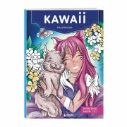 Книжка-раскраска аниме KAWAII, 210х280 мм, 48 страниц, склейка, БОМБОРА