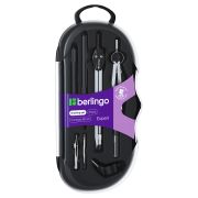 Готовальня 8 пр. Berlingo «Expert», циркуль 135мм, пластиковый футляр