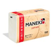 Салфетки бумажные «Maneki» KABI, 2 слоя, белые, 150 шт./упаковка, FT1582H