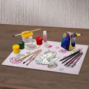Настольное покрытие BRAUBERG KIDS, А3+, пластик, 46x33 см, «Unicorn dreams»