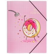 Папка на резинке MESHU «Donuts life» А4, 500мкм