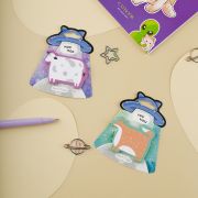 Самоклеящийся блок фигурный MESHU «X-animals», 40л., европодвес, ассорти