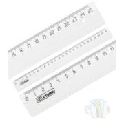 Линейка 25 см (Стамм) прозр.
