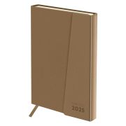 Ежедневник датированный 2025г., А5, 176л., твердый переплет, кожзам, BG «Magnet. Light brown», светло-коричневый, магнитный клапан