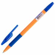 Ручка шариковая с грипом BRAUBERG «ULTRA GT ORANGE», СИНЯЯ, корпус оранжевый, линия 0,35 мм