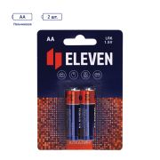 Батарейка AA (LR6) Eleven алкалиновая, BC2, КОМПЛЕКТ 2 шт.