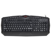 Клавиатура проводная SONNEN Q9M, USB, 104 клавиши + 10 мультимедийных, RGB, черная