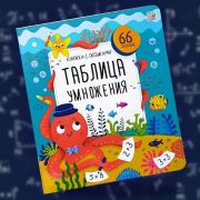Книга с окошками Таблица умножения