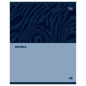 Тетрадь предметная 48л. BG «Single colour» - Физика, эконом