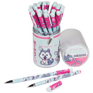 Ручка шариковая BRUNO VISCONTI «HappyWrite», синяя, «Kawaii.Щеночек», 0,5 мм, линия 0,38 мм, 20-0215/57