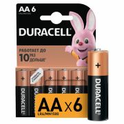 Батарейка АА DURACELL Basic 1.5V LR6  6 шт
